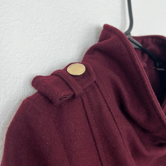 Guess Asymmetrical Wool Blend Coat Size Medium - Picture 12 of 12